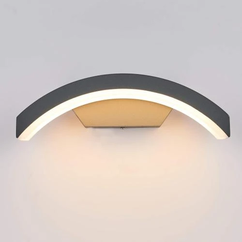 Applique murale LED topmo-plus, étanche IP65, gris - Vue principale