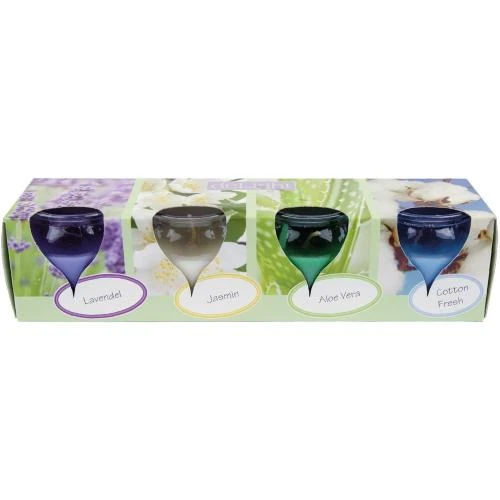 Détail de Bougies parfumées, lot de 12, sélection variée