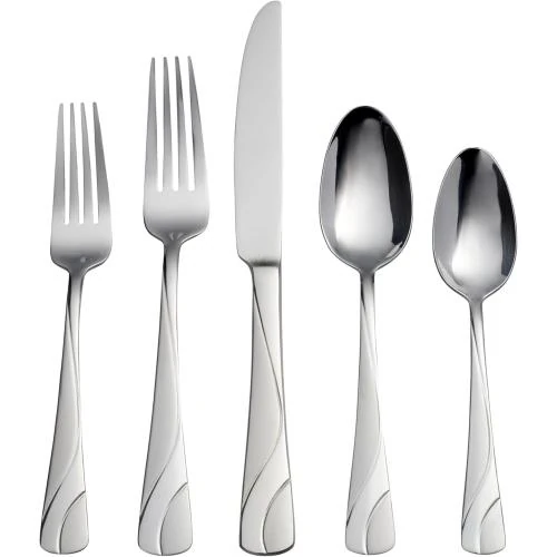 Couverts Oneida H060020B River 20PC, Argent, 3 Sets - Vue principale