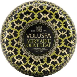 Bougie Parfumée Voluspa Vervaine Métallique 2 Mèches