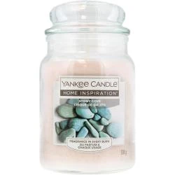 Bougie parfumée Yankee Candle Stony Cove, orange, musc blanc