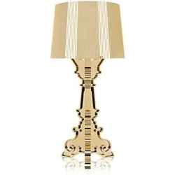 Lampe de Table Kartell Bourgie Or - Design Dimmable Élégant en situation