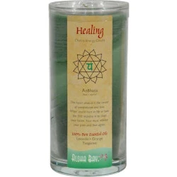 Bougie Aloha Bay Chakra, énergie, bien-être, parfum en situation