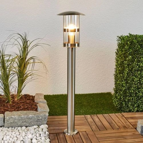Détail de Lindby Luminaire Extérieur Noemi Moderne Gris Inox E27