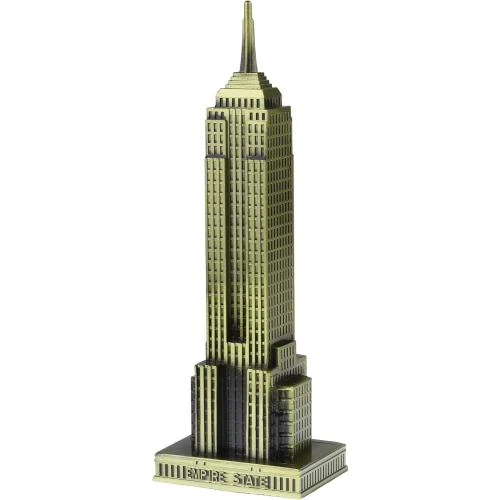 Kloud City Statue Empire State Building, Sculpture Bronze - Vue principale