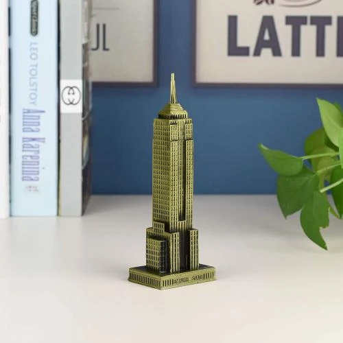 Zoom sur Kloud City Statue Empire State Building, Sculpture Bronze