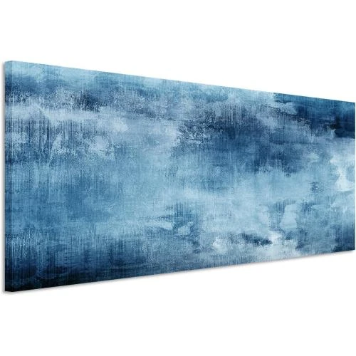 Tableau mural abstrait bleu pétrole Wallpaper Shop - Vue principale