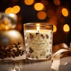 Bougie Parfumée Perle d'Ambre, 50 Heures, Élément Terre en situation