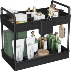 Organiseur Sous-Évier 2 Étages - Rangement Comptoir Salle de Bain