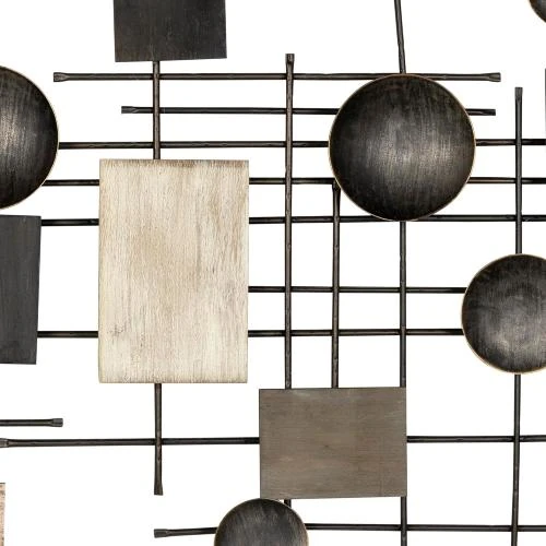Zoom sur Edison Murphy Décoration Murale Industrielle Moderne Multicolore