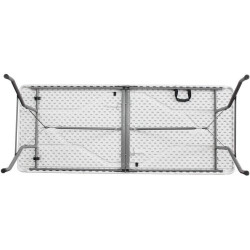 Tables Basses Pliante Gardenia, Blanc, Camping, Événements en situation