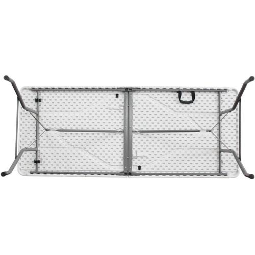 Présentation de Tables Basses Pliante Gardenia, Blanc, Camping, Événements en situation