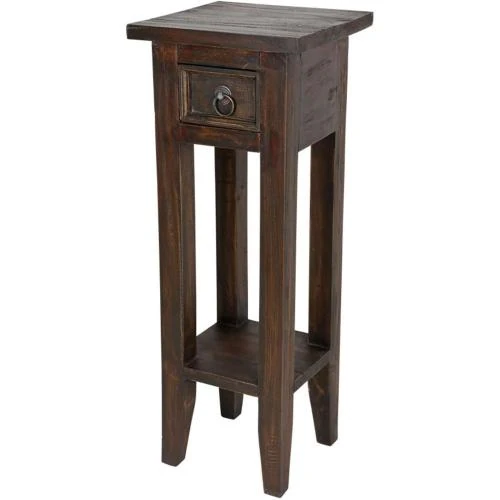 Table d'appoint Marron, 1a Handelsagentur Antilles, Tiroir - Vue principale