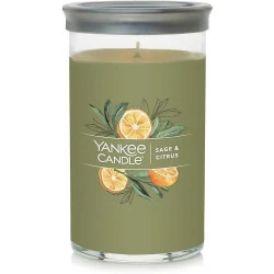 Bougie Yankee Candle Sage, Citrus, Parfum Signature 404 g