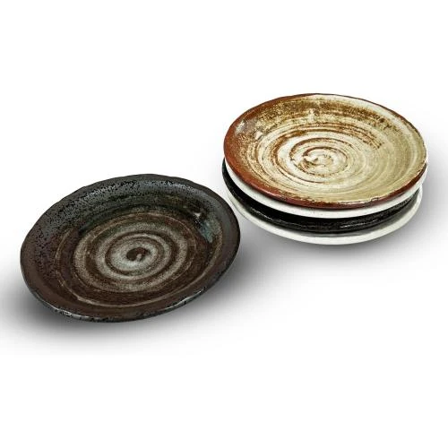 Détail de Assiettes de service traditionnelles japonaises, lot de 5