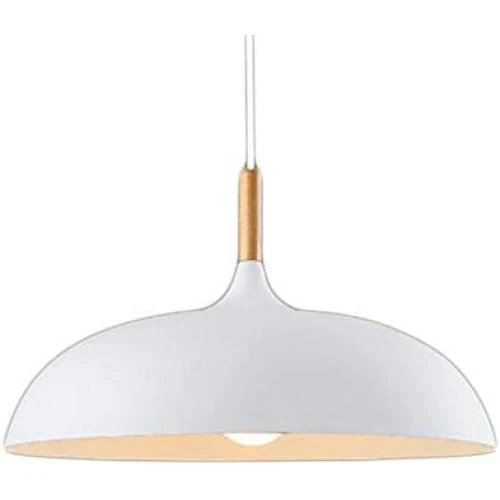 Plafonnier E27 Blanc Vernis, Luminaire Contemporain, Suspension Lampe Moderne - Vue principale