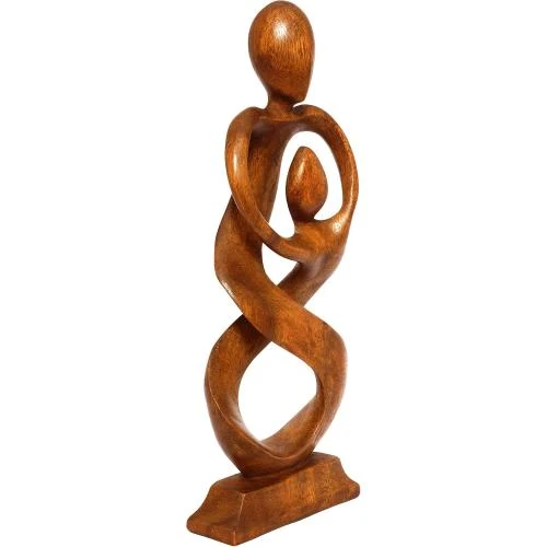 Détail de G6 Collection Sculpture Abstraite Bois Fait Main, Décor
