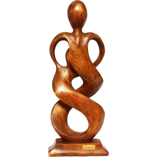 Zoom sur G6 Collection Sculpture Abstraite Bois Fait Main, Décor