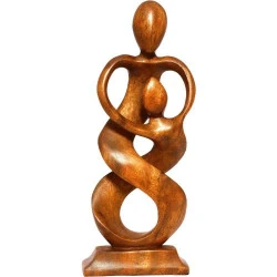 G6 Collection Sculpture Abstraite Bois Fait Main, Décor