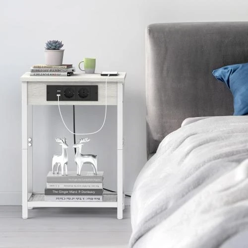 Détail de Tables de chevet modernes, station de charge, rangement