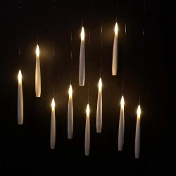 Bougies flottantes, télécommande ON OFF, lot de 10