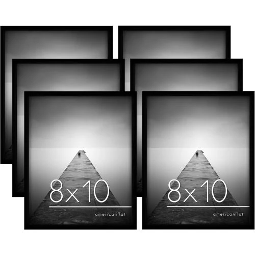 Cadres photo en verre noir, lot 6, Americanflat - Vue principale