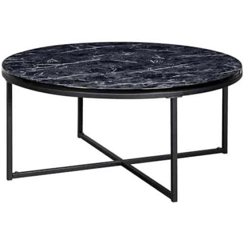 Table Basse Effet Marbre - Design Moderne et Élégant - Vue principale
