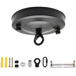 KLEHOPE Cache Fil Lustre, Rosace Plafond, Accessoires