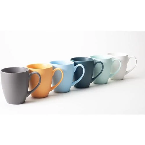 Hansekuche, Lot 6 Tasses Café Céramique Multicolores - Vue principale