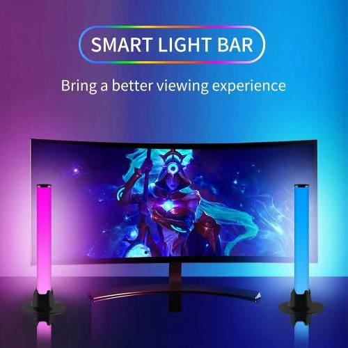 Détail de Lampe LED Gaming RGB, 10 Modes Scène, Ambiance TV