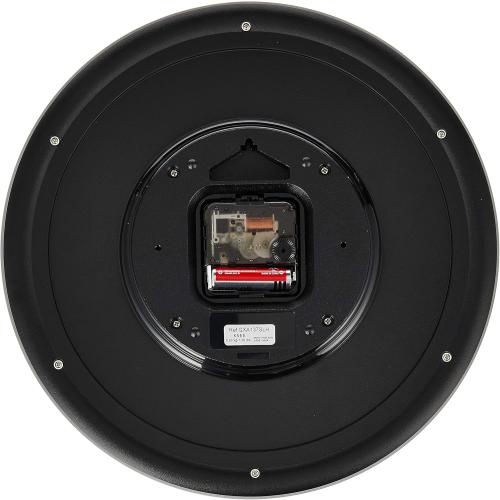 Présentation de Zoom sur Horloge Murale Bureau Seiko, Argenté, Design Élégant