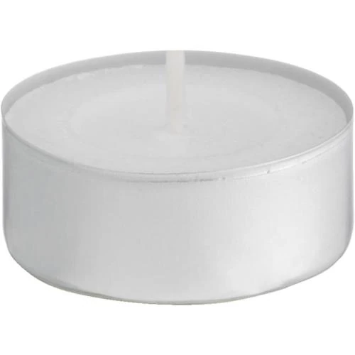 Détail de Bougies chauffe-plat cire non parfumée, lot 50 pièces