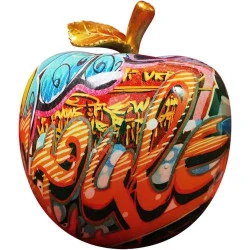 Fenteer Sculpture Résine Apple, Décor Créatif Coloré