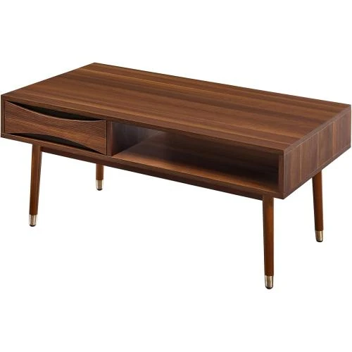 Table Basse Salon Bois Moderne Milieu Siècle Dawson - Vue principale