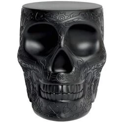 Tabouret, table d'appoint QEEBOO Mexico, plastique noir