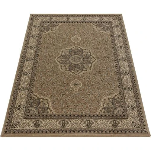Zoom sur Tapis Beige Oriental Carpetsale24, Poils Ras, Salon, Couloir