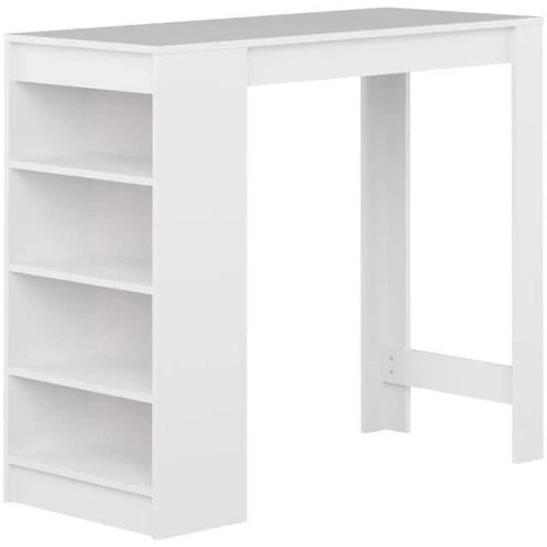 Meuble Bar Blanc Symbiosis Aravis, Design Élégant - Vue principale