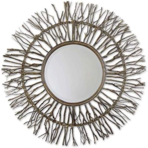 Miroir Uttermost Josiah Tissé, Design Élégant, N13705 - Vue principale