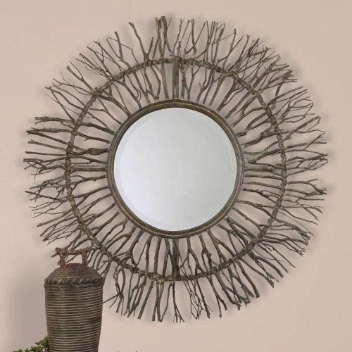 Zoom sur Miroir Uttermost Josiah Tissé, Design Élégant, N13705