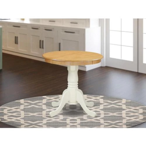 Zoom sur Table à manger East West Furniture EMT OLW TP, élégante