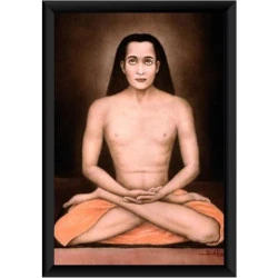 Cadre photo Mahavatar Babaji Zig Zag, verre acrylique