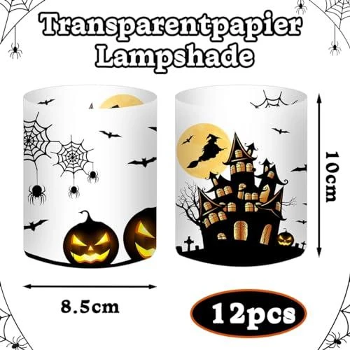 Détail de Lanterne Halloween, Citrouille, Chauve-souris, Décoration Intérieure