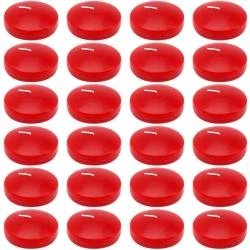 Bougies flottantes rouges, lot 12, non parfumées, décorations