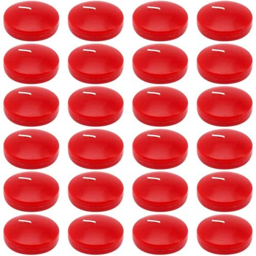 Bougies flottantes rouges, lot 12, non parfumées, décorations - Vue principale