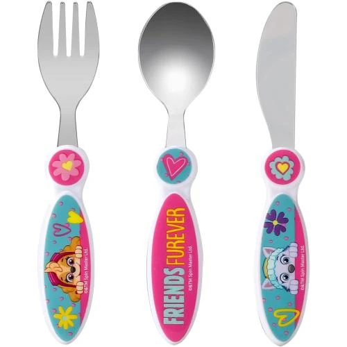 Paw Patrol Couverts Enfant 3 Pièces, Couteau, Fourchette, Cuillère - Vue principale