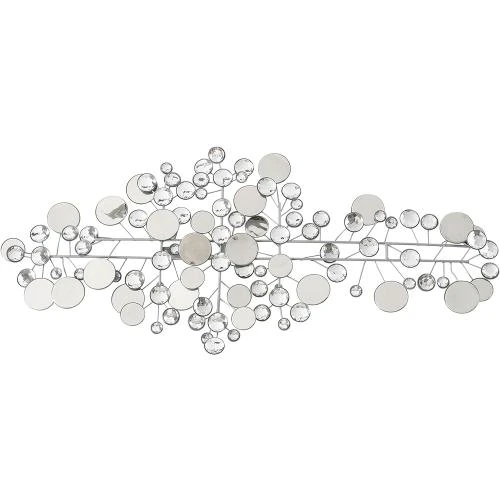 Cercles Flottants Modernes, Art Mural Abstrait WHW - Vue principale