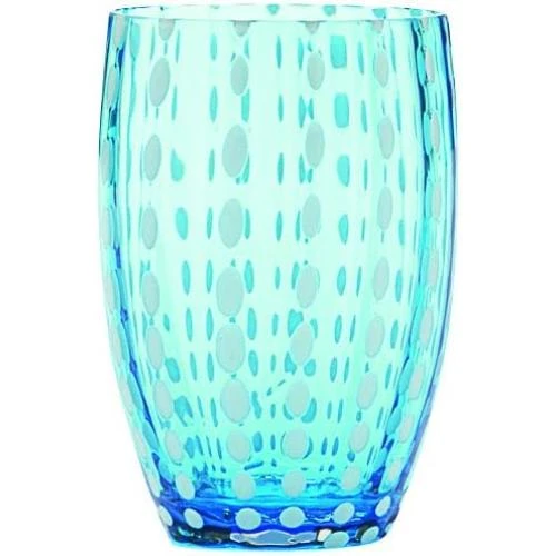 Zoom sur Tumbler en Verre Coloré Fait Main, Set 6 Pièces