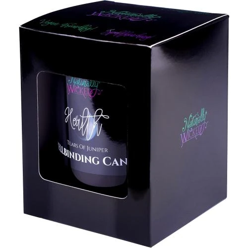 Zoom sur Bougie santé Naturally Wicked, cire soja naturelle, végétalienne