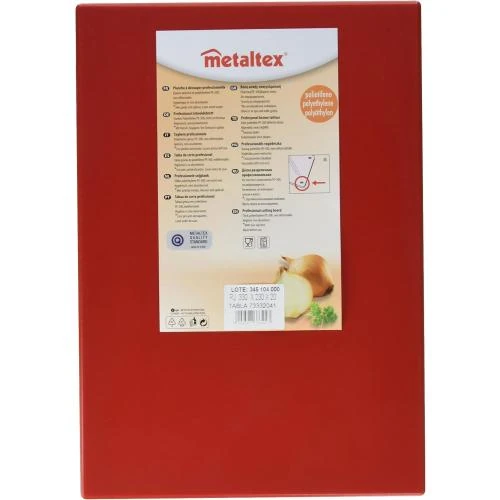 Table de Cuisine Rouge Metaltex, Pratique et Élégante - Vue principale