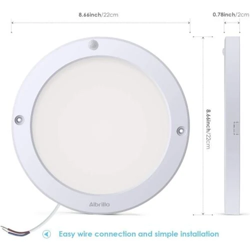 Détail de Plafonnier LED Albrillo 18W, Détecteur Infrarouge, 1300LM